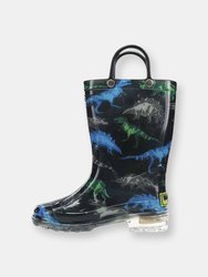 Kids Dinosaur Friends Lighted Rain Boot