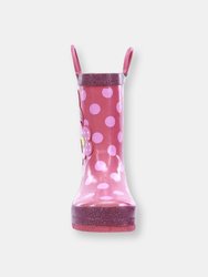 Kids Flower Cutie Rain Boots - Pink