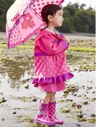 Kids Flower Cutie Rain Boots - Pink