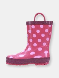 Kids Flower Cutie Rain Boots - Pink