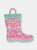 Kids Flutter Rain Boot - Pink - Pink