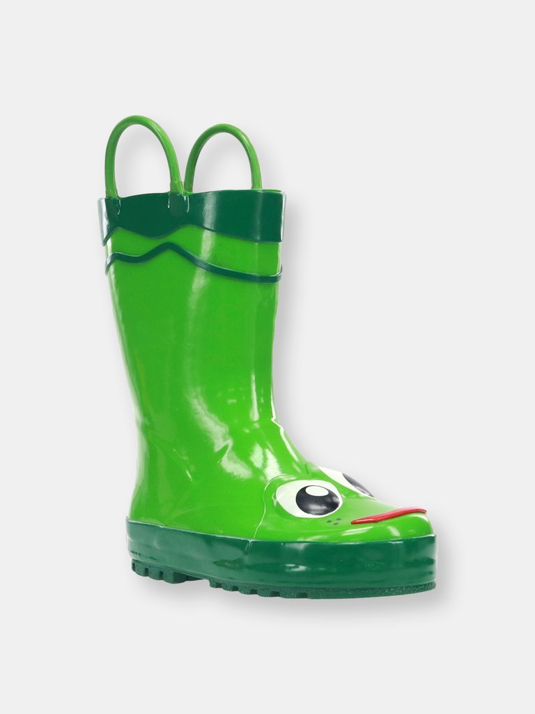 Kids Frog Rain Boots