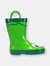 Kids Frog Rain Boots - Green