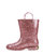 Kids Glitter Rain Boot - Rose Gold