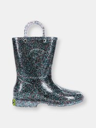 Kids Glitter Rain Boots - Multi