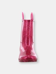 Kids Glitter Rain Boots