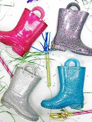 Kids Glitter Rain Boots