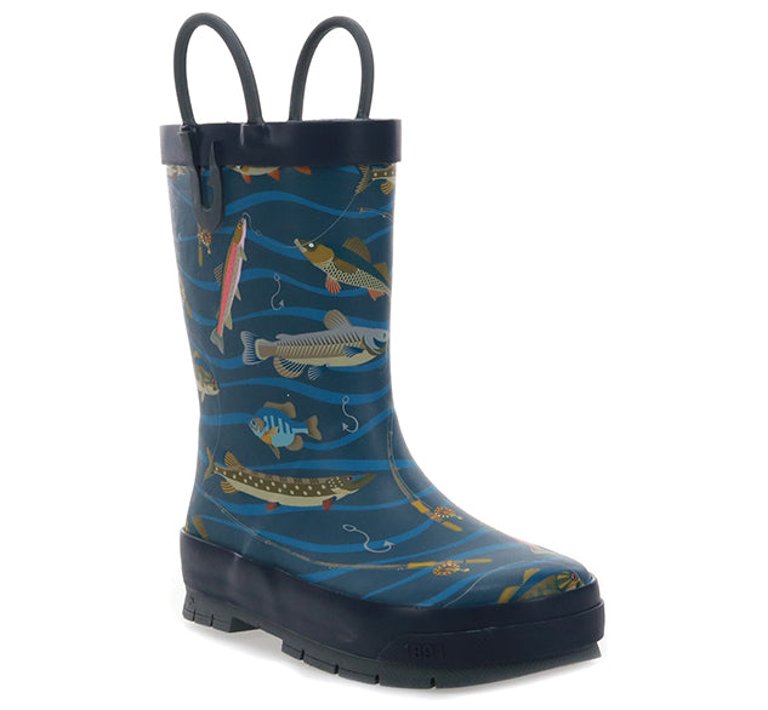 Kids Gone Fish'n Rain Boot