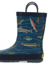 Kids Gone Fish'n Rain Boot