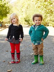 Kids Ladybug Rain Boots - Red