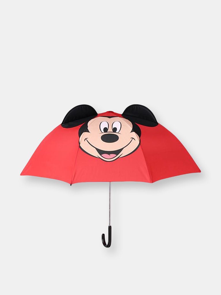 Kids Mickey Mouse Umbrella - Red