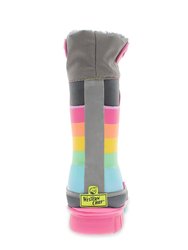 Kids Rainbow Rules Winterprene Cold Weather Boot