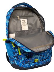 Kids Shark Chase Backpack - Navy