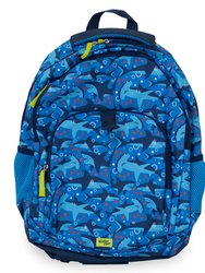 Kids Shark Chase Backpack - Navy - Navy