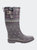 Women's Doily Pop Tall Rain Boot - Brown - Brown