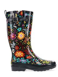 Women's Garden Play Tall Rain Boot - Black