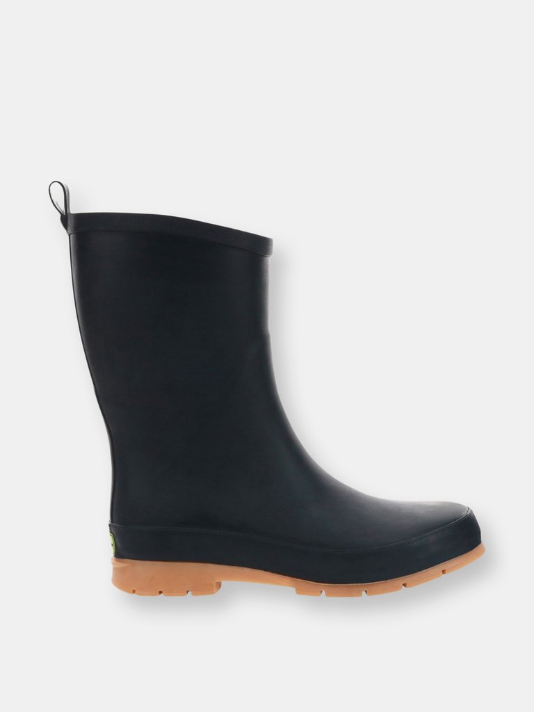 Women's Modern Mid Rain Boot - Black