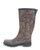 Women's Organic Paisley Tall Rain Boot - Charcoal