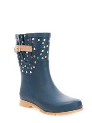 Women's Party Dot Mid Rain Boot