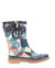 Women's Patchwork Mid Rain Boot - Multi