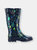 Women's Pouring Paisley Tall Rain Boot - Navy - Navy