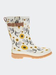 Women's Rooster Rise Mid Rain Boot - Cream
