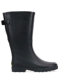 Women's Wide Calf Rain Boot - Black