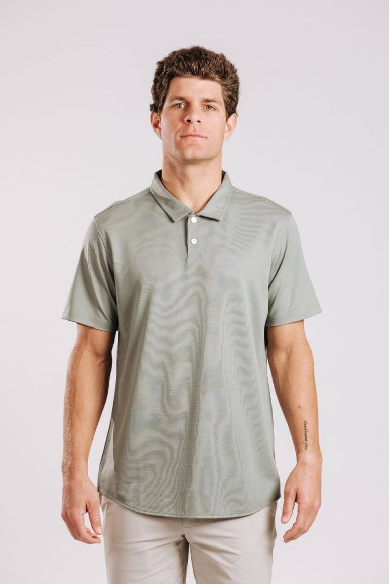 Limitless Merino Polo Shirt - Sage