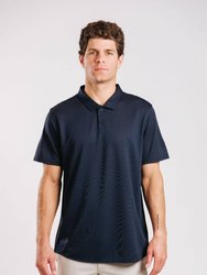Limitless Merino Polo Shirt - Indigo
