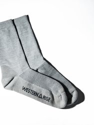 StrongCore Merino Socks - Grey