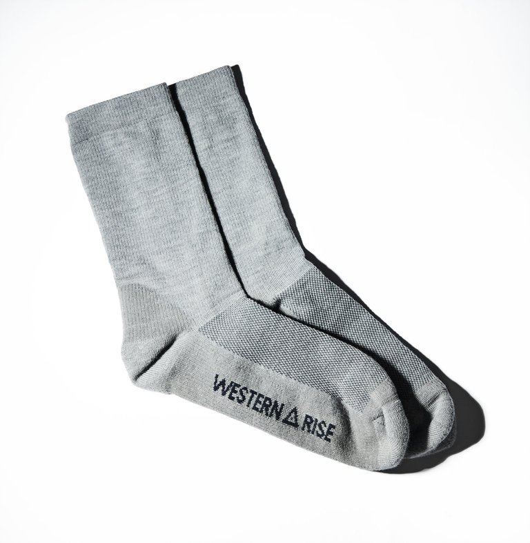 StrongCore Merino Socks - Grey