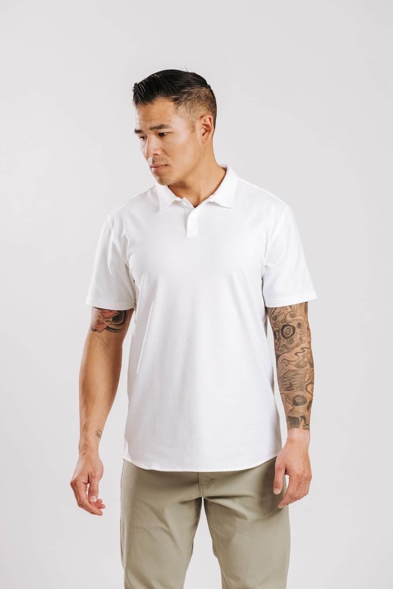 X Cotton Polo - White