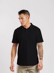 X Cotton Polo - Black