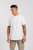 X Cotton Short Sleeve Henley - White