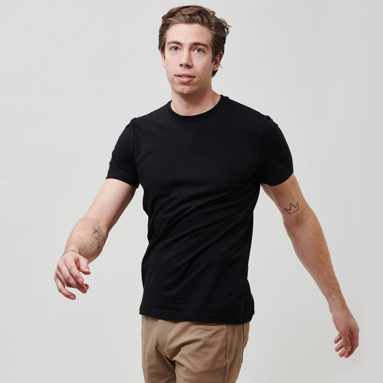 X Cotton Tee - Black