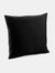 Fairtrade Throw Pillow Cover 30cm x 50cm - Black - Black