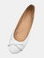 Where's That From Childrens/Kids Truth Slip-on Ballerina Flats (White) (10) - White