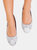 Where's That From Girls Truth Glitter Slip-on Ballerina Flats (Silver) (10)