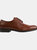 Where's That From Mens PU Lace Up Derby Shoes (Brown) (7)