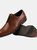 Where's That From Mens PU Lace Up Derby Shoes (Brown) (7)