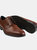 Where's That From Mens PU Lace Up Derby Shoes (Brown) (7)