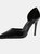 Where's That From Womens/Ladies Athens Patent Faux Leather Pointed Stiletto Heel High Heels (Black) (10) - Black