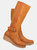 Where's That From Womens/Ladies Ayleen Wedge Knee-High Boots (Tan) (5) - Tan