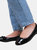 Where's That From Womens/Ladies Bexley Patent Faux Leather Slip-on Flat Pumps (Black) (5) - Black