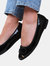 Where's That From Womens/Ladies Bexley Patent Faux Leather Slip-on Flat Pumps (Black) (5)