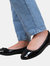 Where's That From Womens/Ladies Bexley Patent Faux Leather Slip-on Flat Pumps (Black) (9) - Black