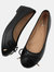 Where's That From Womens/Ladies Bexley Slip-on Flat Pumps (Black) (10)