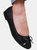 Where's That From Womens/Ladies Bexley Slip-on Flat Pumps (Black) (8) - Black