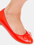 Where's That From Womens/Ladies Bexley Slip-on Flat Pumps (Red) (5) - Red