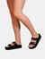 Where's That From Womens/Ladies Danielle Sliders (Black) (6)